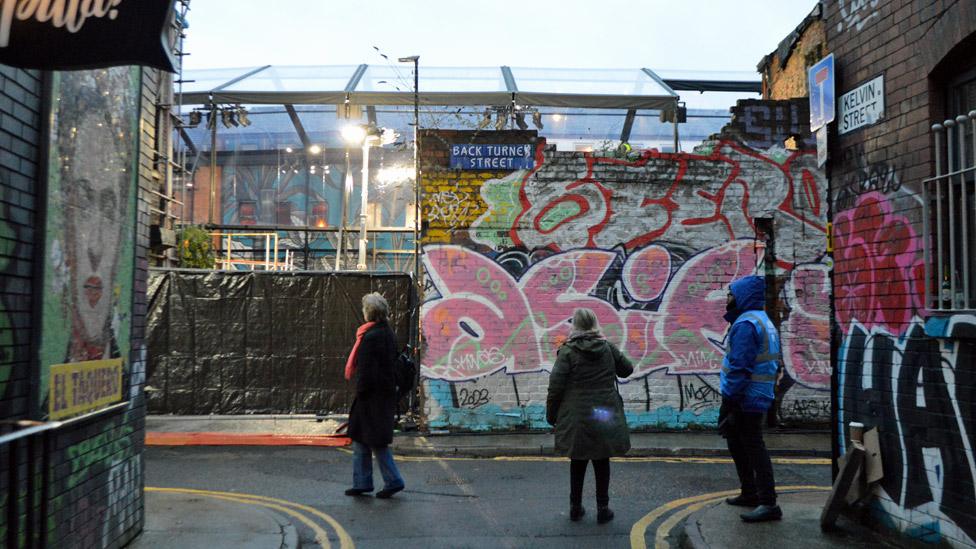 Preparations for Chanel Metiers d'Art show in Manchester