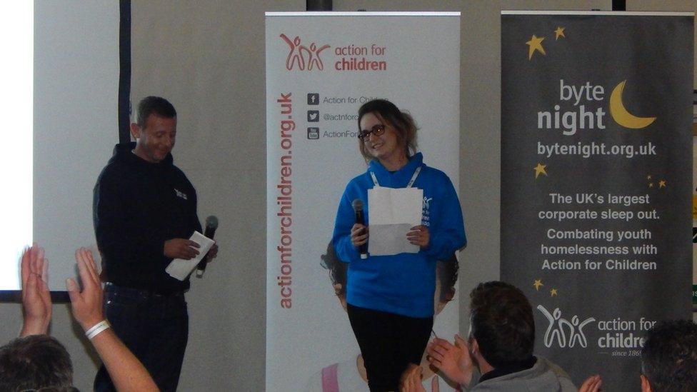 Jess Williams, a young ambassador for Action for Children.