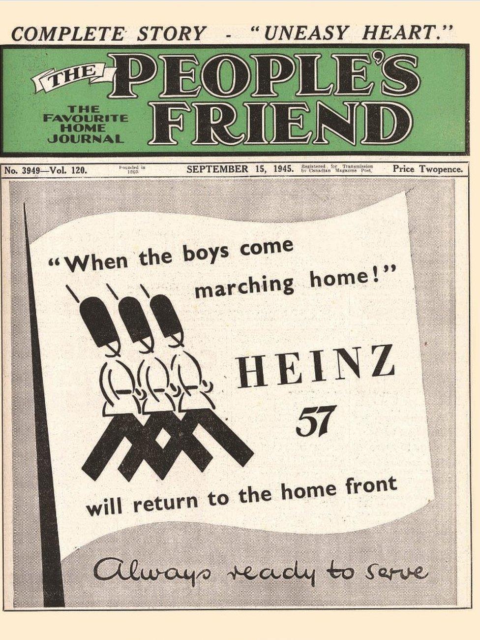 people's friend september 1945