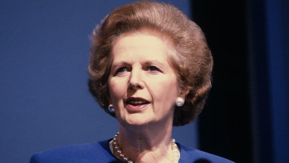 Margaret Thatcher in 1989