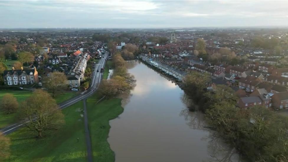 Flooding on Beverley Westwood