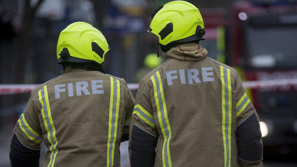 London firefighters