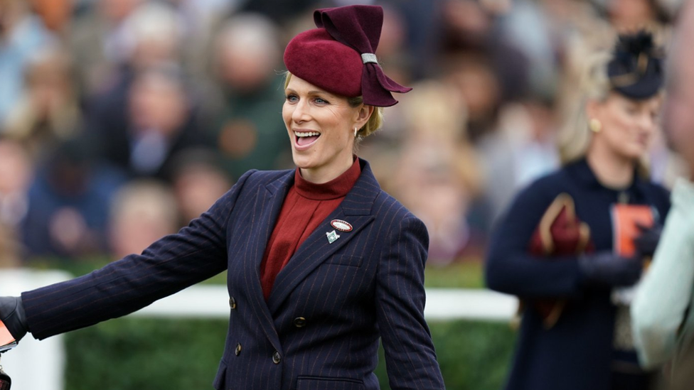 Zara Tindall at Cheltenham Races