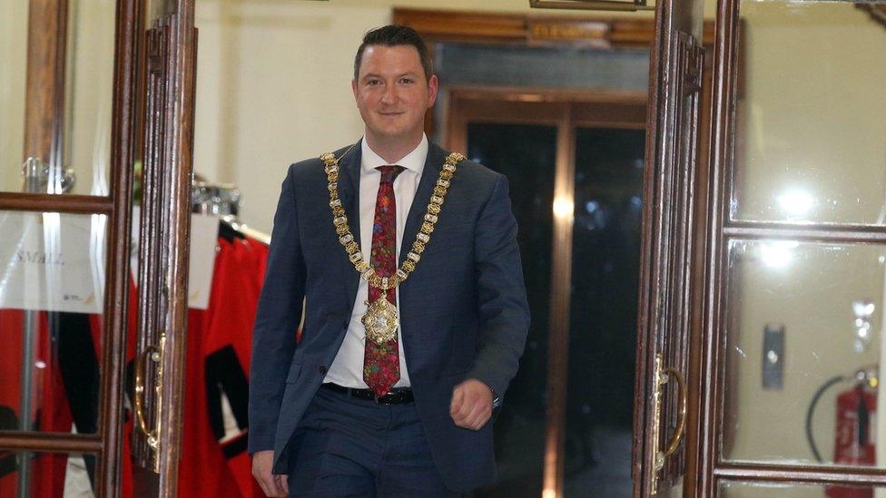 New Lord Mayor of Belfast John Finucane