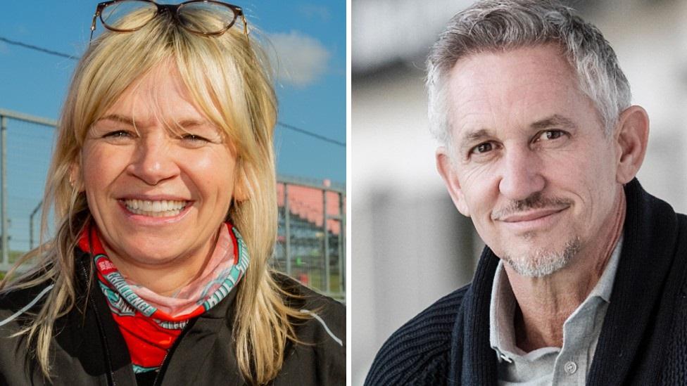 Zoe Ball and Gary Lineker