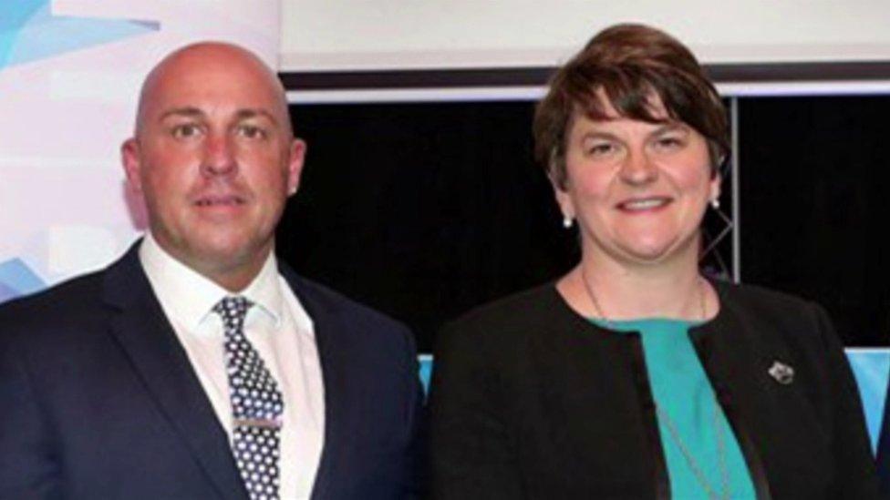 Dee Stitt and Arlene Foster