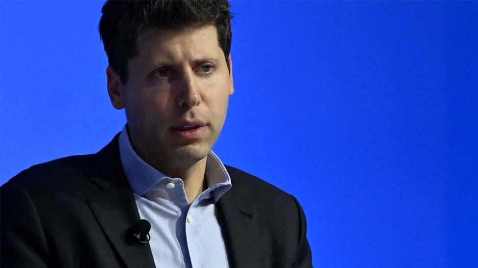 Sam Altman, CEO of OpenAI in San Francisco, California, on November 16, 2023