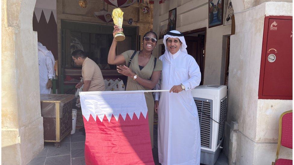 Shanequa in Qatar