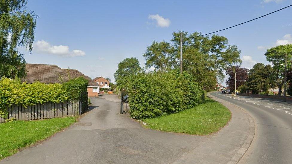 The residential home is on Station Road