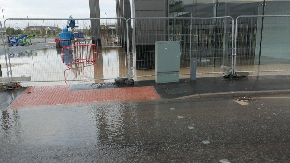 Flooding at Fosse Park