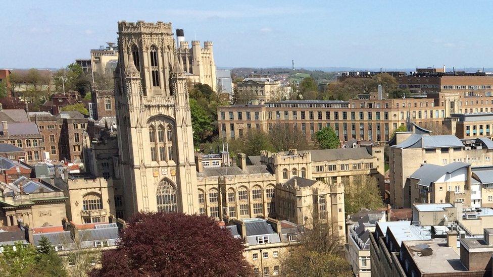 Bristol University Memorial building