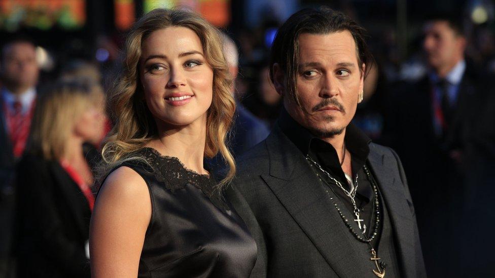 Amber Heard and Johnny Depp