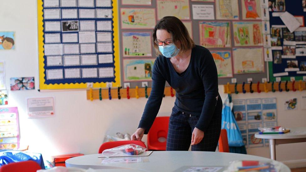 Head teacher Charlotte Beyazian at La Petite Ecole Bilingue in Kentish Town, north London