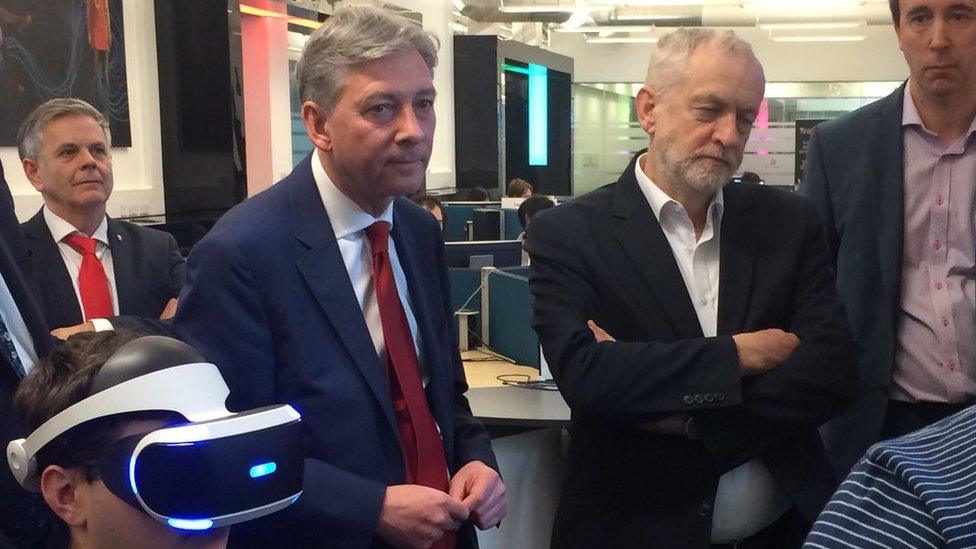 Richard Leonard and Jeremy Corbyn