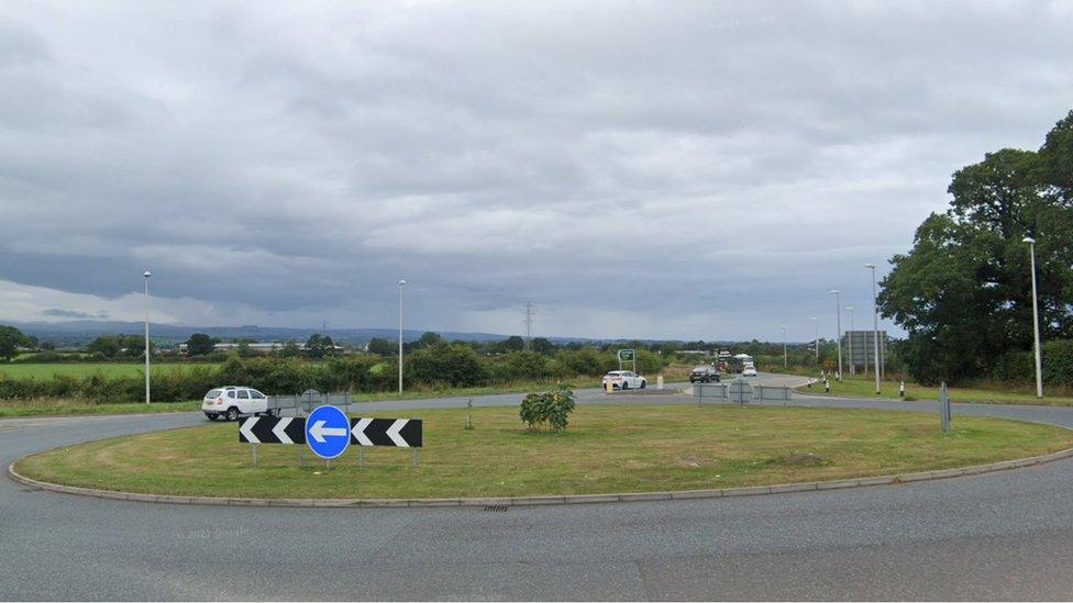 Orton Grange roundabout