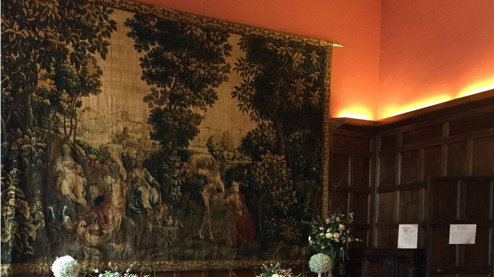 Tapestry at Cannon Hall Museum