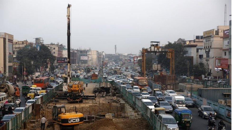 Delhi traffic, 19 November 2016