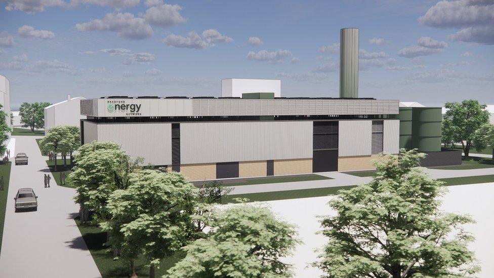 Artist impression of the low carbon energy centre