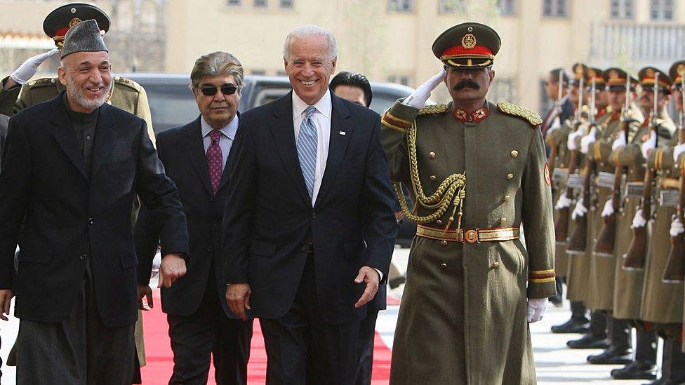 Biden makes a surprise visit to Afghanistan as vice-president in 2011