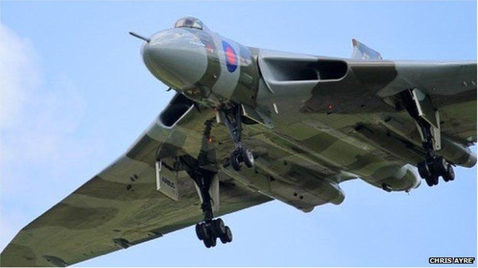 The Vulcan at the air show