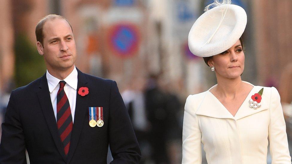 Prince William and his wife Kate