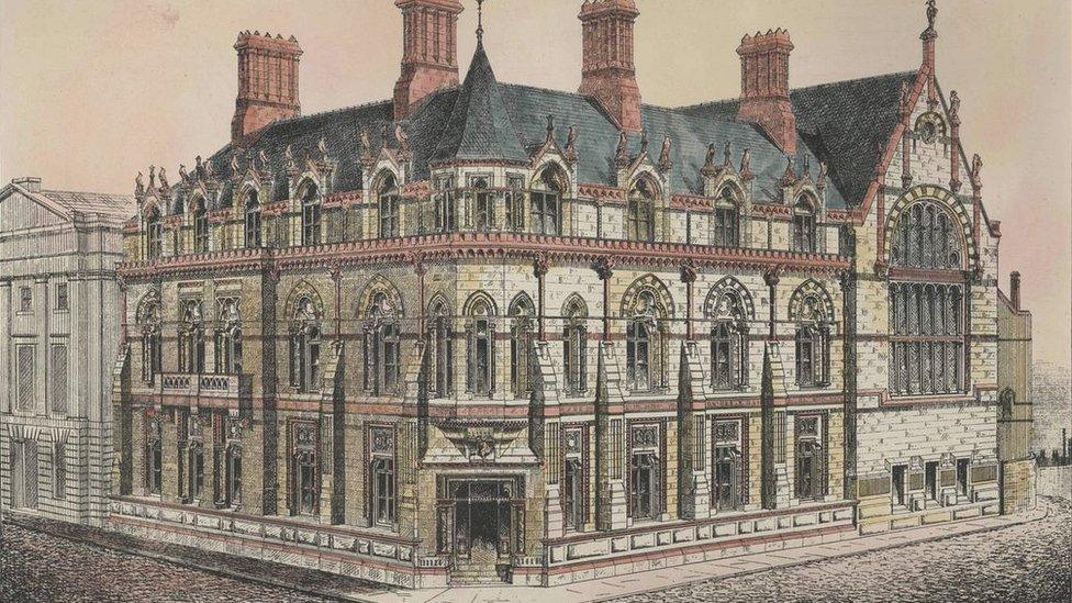 Postcard of the Mining Institute