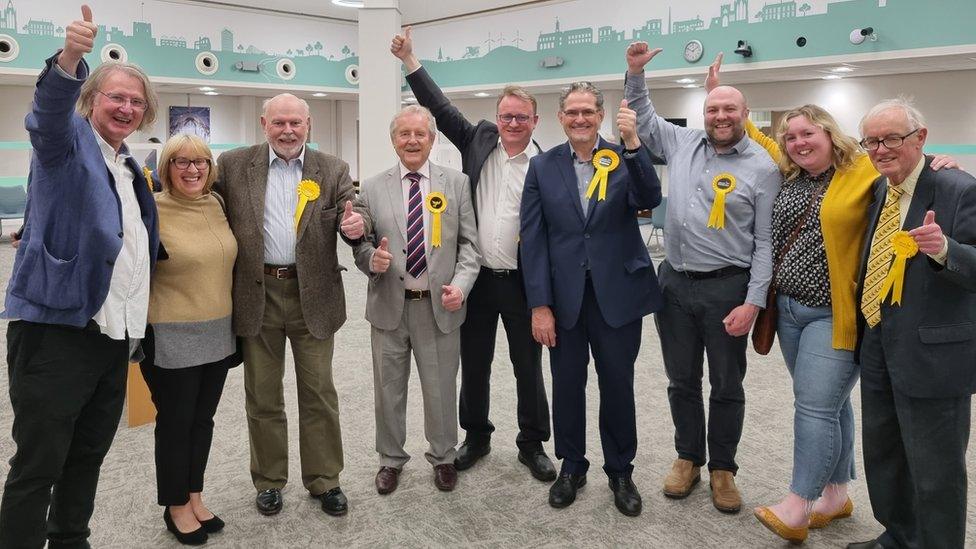 Liberal Democrats celebrate