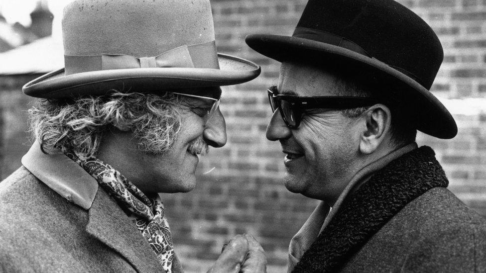 Warren Mitchell and Marty Feldman