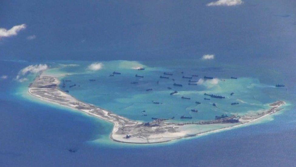 Mischief Reef in the Spratlys