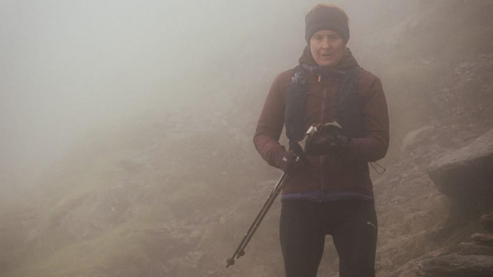 Andrea Mason on Snowdon