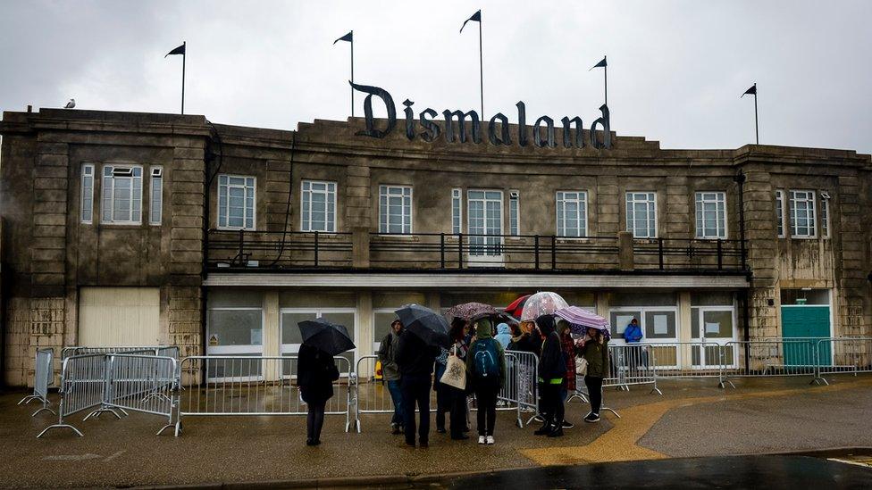 Banksy's Dismaland theme park at Weston-super-Mare