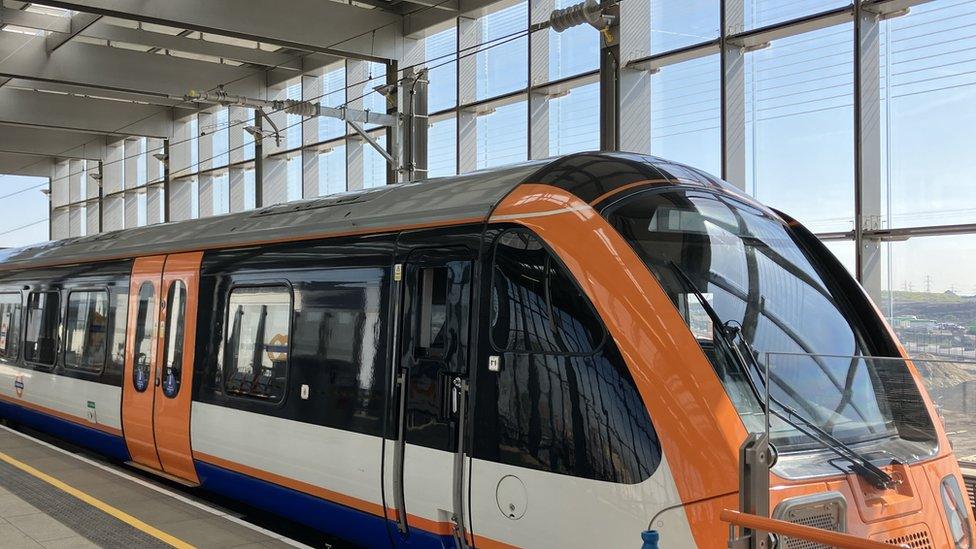 A London Overground train