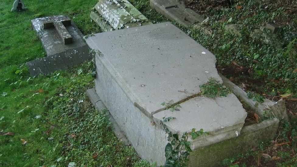 Grave of Mary Ann Severne