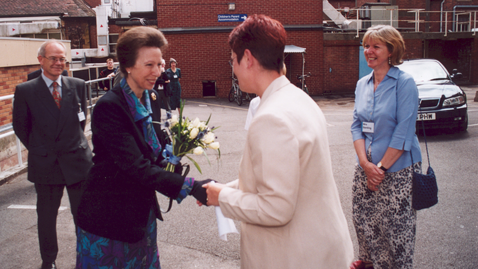 Princess Anne visits Children of the 90s in Bristol