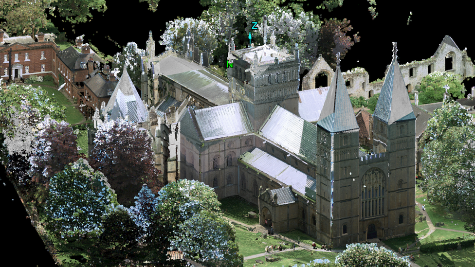 3D scan of Southwell Minster