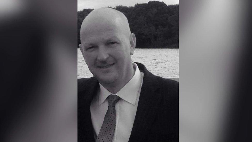 Glenn Quinn, 47, was murdered at his Ashliegh Park home in January.