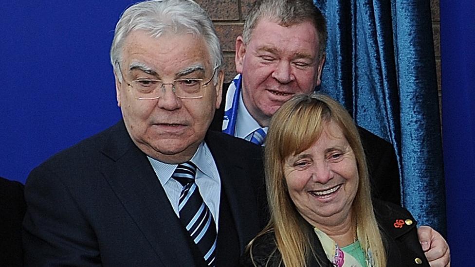 Bill Kenwright and Margaret Aspinall