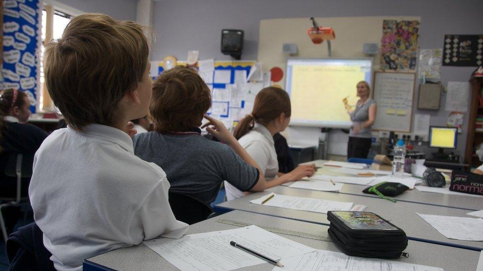 Children in class