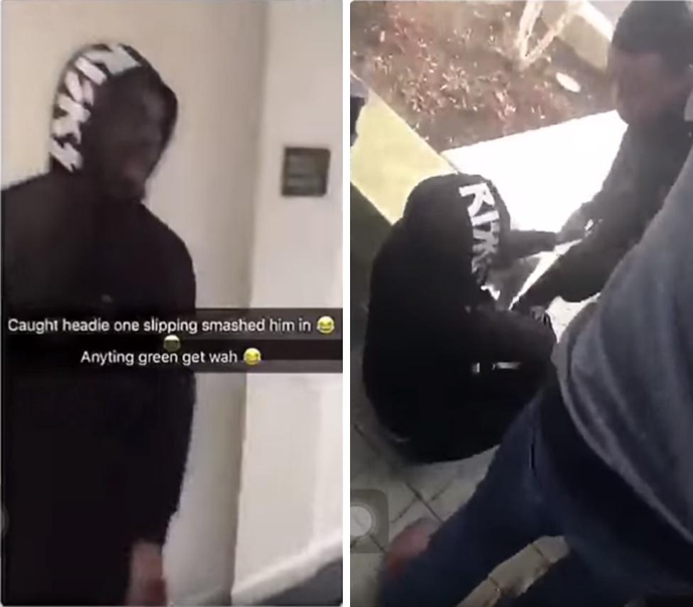 Video of the attack on Headie One at Luton University