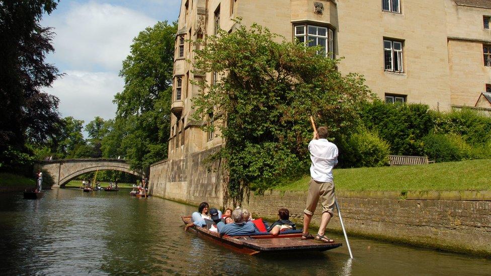 Punting on the River Cam