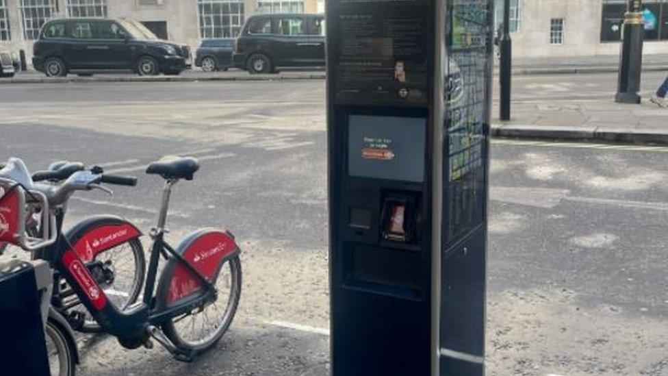 Bike hire terminal