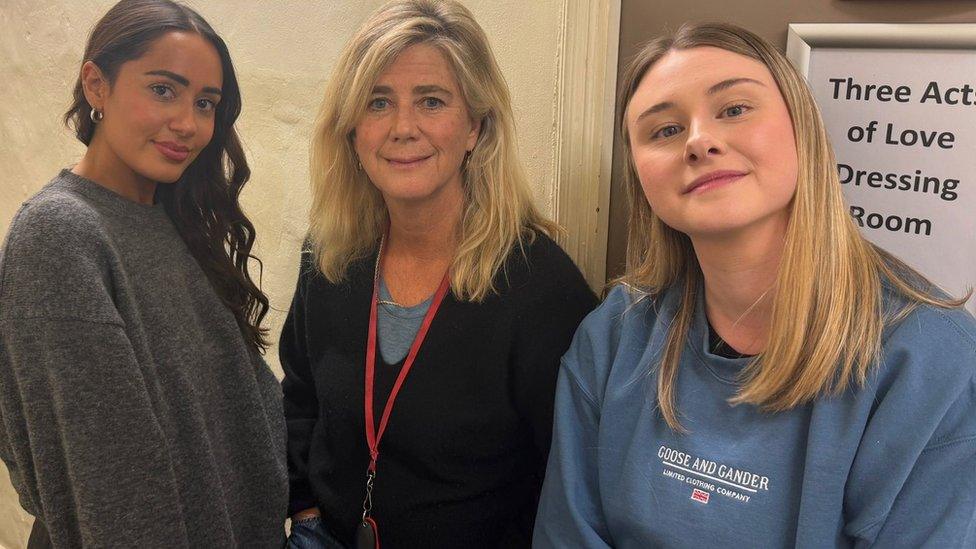 Laila Zaidi, Imogen Stubbs and Rebecca Glendenning-Laycock