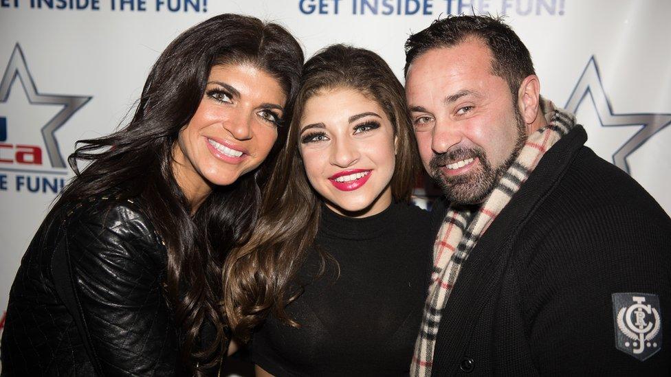 Teresa, Gia and Joe Giudice in 2014