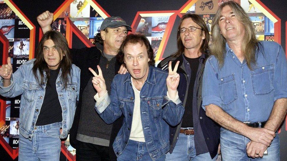 AC/DC at the Hammersmith Apollo in 2003