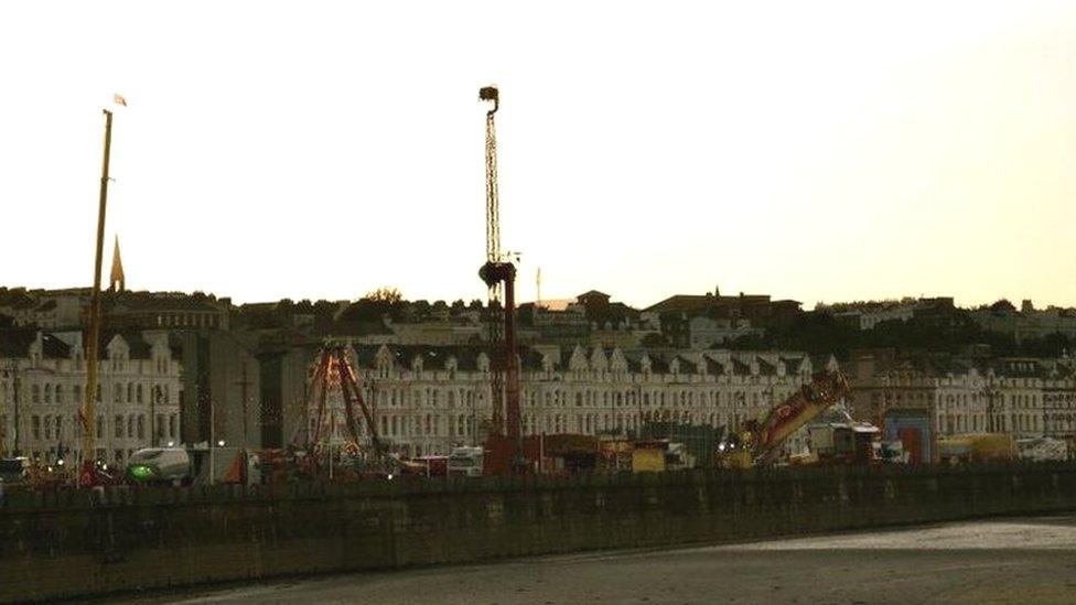 Douglas Promenade with funfair