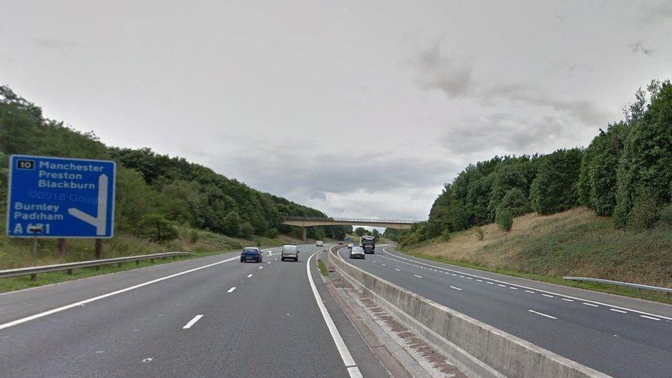 M65 bridge fall death Driver who failed to stop sought by police BBC News