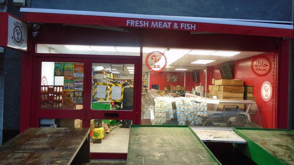 An external photo of Kenya Halal Butchers in Bridge Street in Swindon