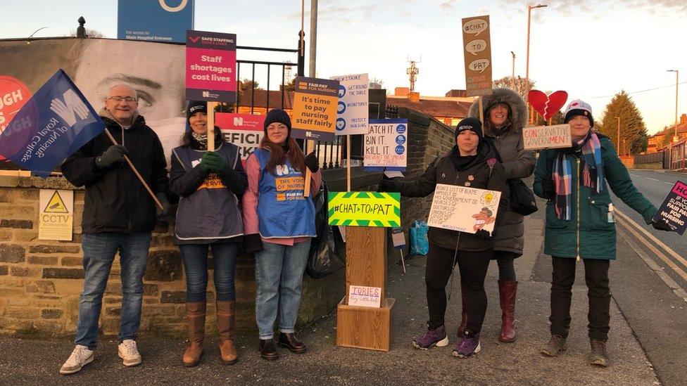 NHS strikes in Bradford