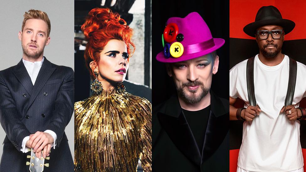 Voice coaches 2016: Ricky Wilson, Paloma Faith, Boy George, Will.i.am