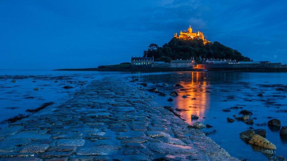 St Michael's Mount in Cornwal